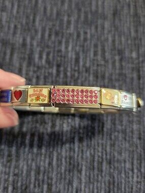 Italian Charm Best Grandma Bracelet in Multicolor - Women's Jewelry